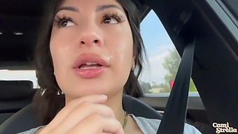 Public Display Of Pleasure: Latina'S Facial Orgasm And Anal Delight In Hd
