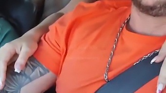 Blonde Babe Gets Fucked In Car And Fed With Milk