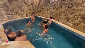 Our Friends And Us Had A Great Time At The Motel, Shared A Drink And Then Had Passionate Sex In A Variety Of Positions On A Red And See-Through Bed