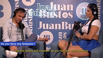 Salome Gil'S Vagina Is Intensely Penetrated By The Seductive Midget Juan Bustos In A Podcast