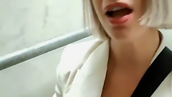 Big-Titted Milf Gets Her Ass Pounded By A Young Stud In A Mall Restroom