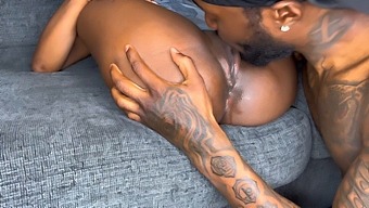 Deliciously Devouring Her Bald Pussy And Anal!