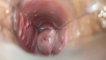 Intense Orgasmic Experience Captured From Inside The Vagina