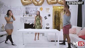 Violet Myers' Wild Birthday Party With A Well-Endowed Bbc Lover