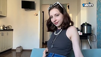 A Beautiful 18-Year-Old Girl From Ukraine Is Seduced And Has Sex On The Same Day It Happens.