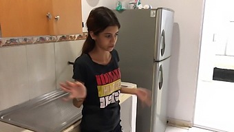 My Stepsister Gives Me A Blow Job In The New House That My Parents Bought.